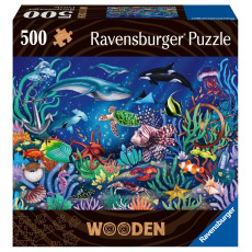 Ravensburger Dřevěné puzzle Podmořský svět 500 dílků