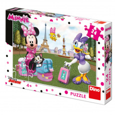 Dino Minnie dětské puzzle WD Minnie v  Paříži 24D