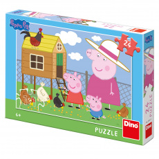 Dino Ostatní Dino dětské puzzle Peppa Pig: Slepičky 24 D