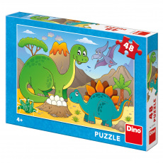 Dino Ostatní Dino dětské puzzle Dinosauři 48D