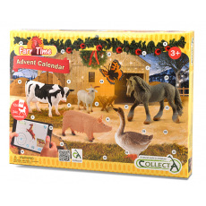 Collecta Mac Toys Adventní kalendář-farma a koně
