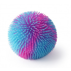Mac Toys SPORTO Střapatý duhový míč se světlem - růžovo modrý
