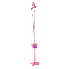 Simba MMW Růžový mikrofon se stojanem, i pro MP3