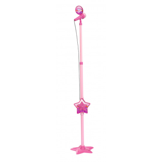 Simba MMW Růžový mikrofon se stojanem, i pro MP3