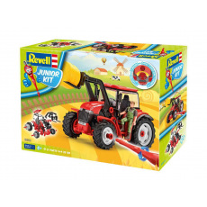 Revell Junior Kit traktor 00815 - Tractor with loader incl. figure (1:20)