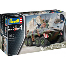 Revell Plastic ModelKit tank 03321 - SpPz2 Luchs + 3D Puzzle diorama (1:35)
