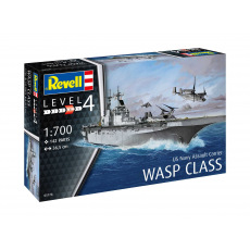 Revell Plastic ModelKit loď 05178 - Assault Carrier USS WASP CLASS (1:700)