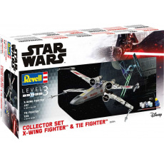 Revell Gift-Set SW 06054 - X-Wing Fighter (1:57) + TIE Fighter (1:65)