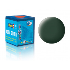 Revell barva akrylová - 36168: matná tmavě zelená (dark green mat RAF)