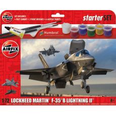 Airfix Starter Set letadlo A55010 - Lockheed Martin F-35B Lightning II (1:72)