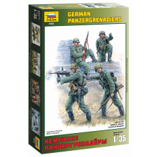 Zvezda Model Kit figurky 3582 - German Panzergrenadiers (1:35)