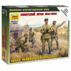 Zvezda Wargames (WWII) figurky 6132 - Soviet HQ (1:72)