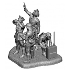 Zvezda Wargames (WWII) figurky 6133 - German HQ (1:72)