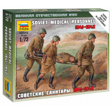 Zvezda Wargames (WWII) figurky 6152 - Soviet Medical Personnel 1941-42 (1:72)