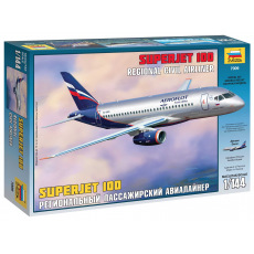 Zvezda Model Kit letadlo 7009 - Sukhoi Superjet 100 (1:144)