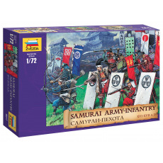 Zvezda Wargames (AoB) figurky 8017 - Samuray Infantry XVI-XVII A. D. (1:72)