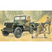 Italeri Model Kit military 0314 - Willys MB Jeep with Trailer (1:35)