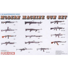 Dragon Model Kit zbraně 3806 - MODERN MACHINE GUN SET