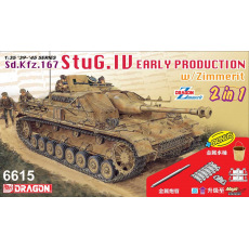 Dragon Model Kit tank 6615 - StuG.IV Early Production (2 in 1) (1:35)