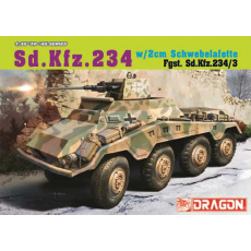 Dragon Model Kit military 6969 - Sd.Kfz. 234/3 w/2cm Schwebelafette (2cm) (1:35)