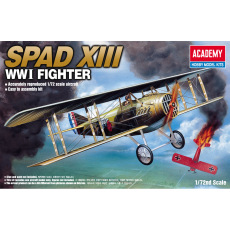 Academy Model Kit letadlo 12446 - SPAD XIII WWI FIGHTER (1:72)
