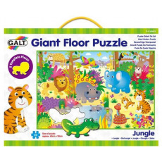 Velké podlahové puzzle – zvířátka v džungli