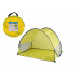 Stan plážový s UV filtrem 100x70x80cm samorozkládací polyester/kov obdelník žlutý v látkové tašce
