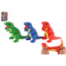 Teddies Dinosaurus natahovací antistresový silikon 18cm 3 barvy na kartě