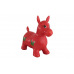 Teddies Hopsadlo kůň skákací gumový červený 49x43x28cm v sáčku