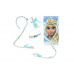 Sada krásy čelenka s copem 90cm ledová princezna na kartě 35x18cmv sáčku karneval