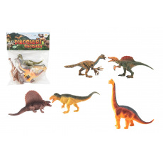 Teddies Dinosaurus plast 16-18cm 5ks v sáčku