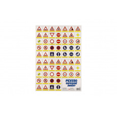 Hydrodata Pexeso Dopravné značky papírové společenská hra 32 obrázkových dvojic 24,5x34,5cm