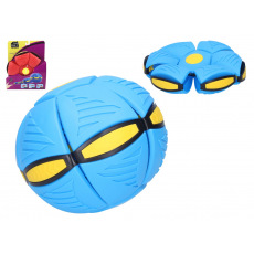 Flat Ball - Hoď disk, chyť míč! plast 22cm 2 barvy na kartě 22x27x5,5cm