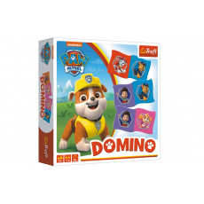 Trefl Domino papírové Paw Patrol/Tlapková patrola 28 kartiček společenská hra v krabici 20x20x5cm