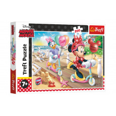 Puzzle Minnie na pláži/Disney Minnie 200 dílků 48x34cm v krabici 33x23x4cm