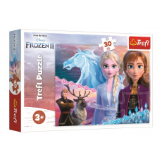 Trefl Puzzle Ledové království II/Frozen II 30 dílků 27x20cm v krabici 21x14x4cm