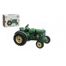 Traktor MAN AS 325A zelený na klíček kov 1:25 v krabici Kovap