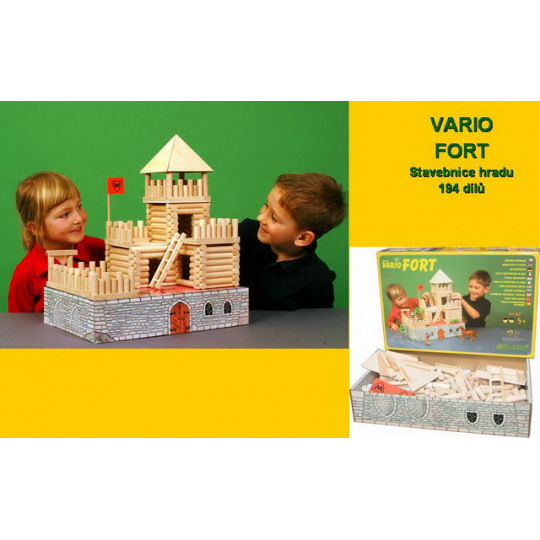 Walachia dřevěná stavebnice - Vario Fort
