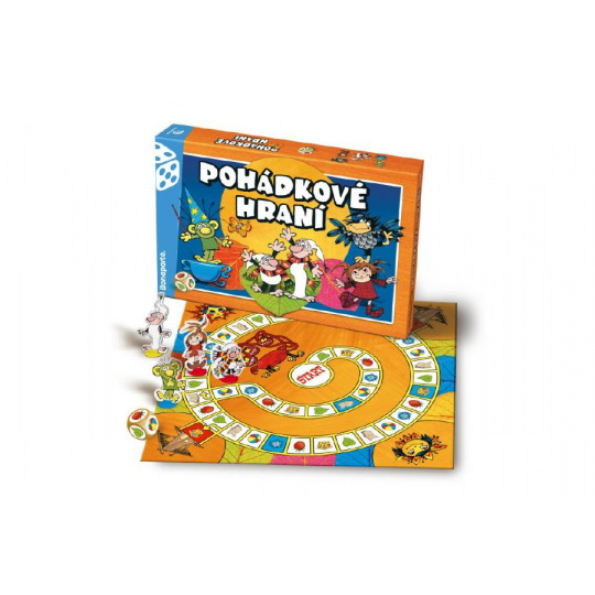 Bonaparte Pohádkové hraní Večerníček společenská hra v krabici 35x23x4cm