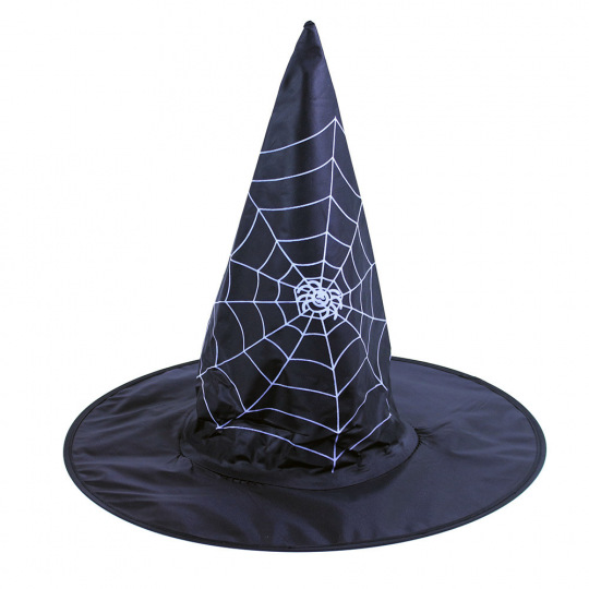 Rappa Dětský klobouk čarodějnice/Halloween s pavučinou