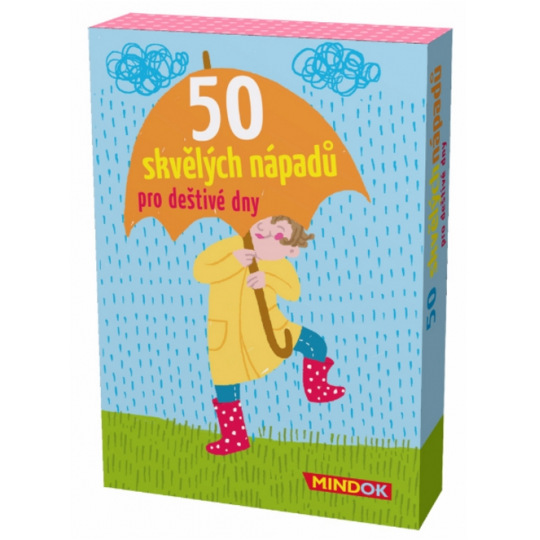 MINDOK hra 50 skvělých nápadů pro deštivé dny