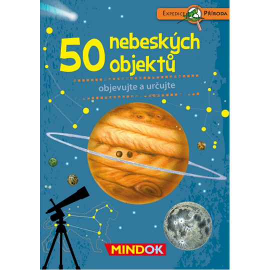 Mindok vzdělávací hra Expedice příroda: 50 nebeských objektů