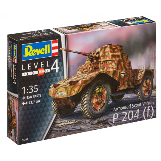 Revell 03259 Plastic ModelKit military - Armoured Scout Vehicle P 204 (f) (1:35)