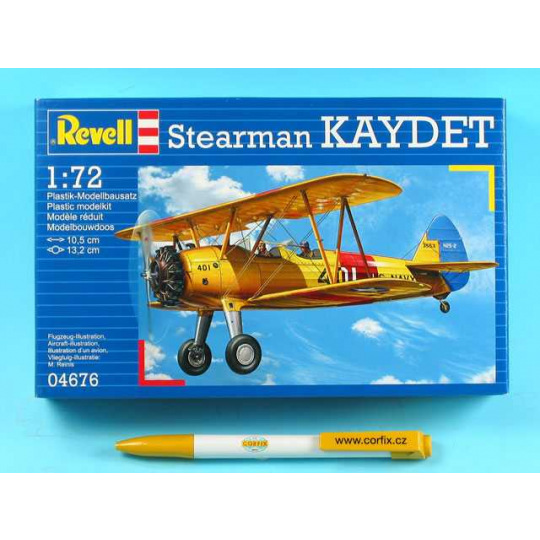 Revell Plastic ModelKit letadlo 04676 - Stearman KAYDET (1:72)