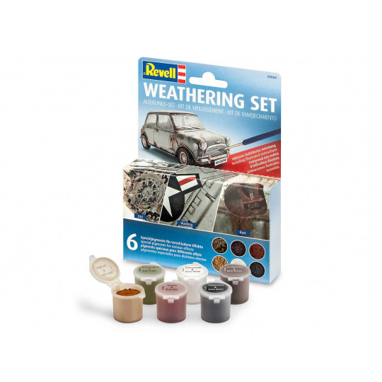 Revell Weathering Set 39066 - sada pigmentů (6 druhů)