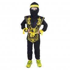 Rappa Dětský kostým žlutý ninja (M) e-obal