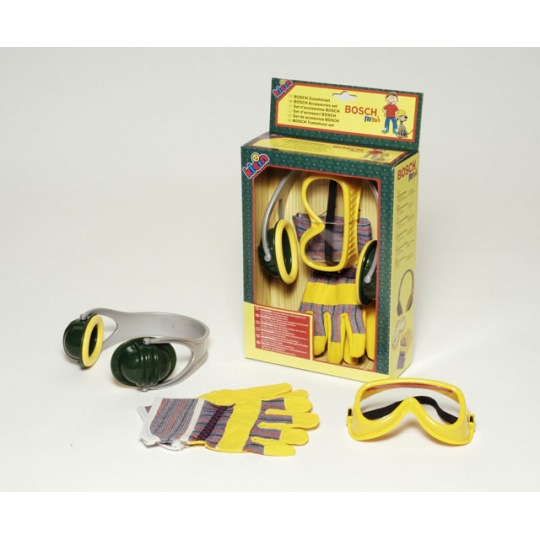 Klein Bosch Klein Bosch set - sluchátka,rukavice,brýle