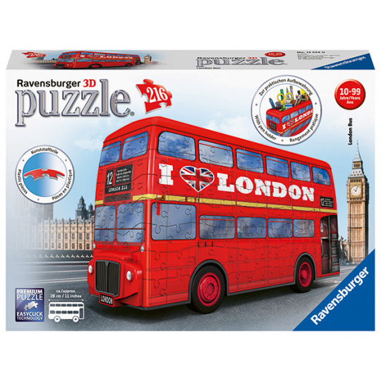 Ravensburger Londýnský autobus 216 dílků 3D puzzle