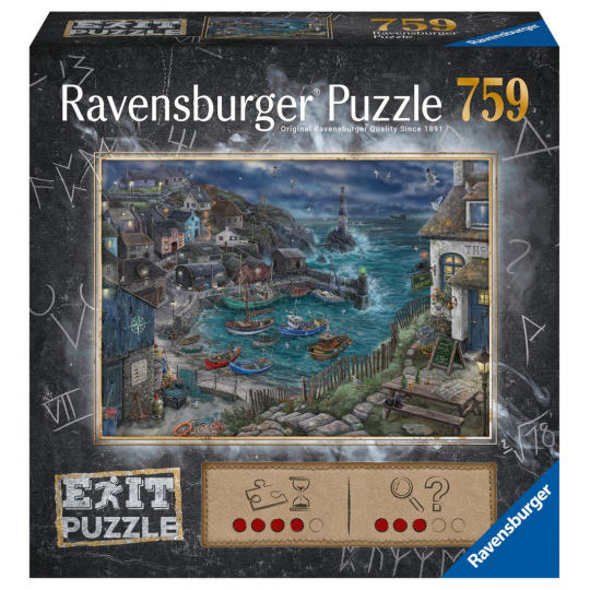 Ravensburger Exit Puzzle: Maják u přístavu 759 dílků