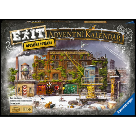 Ravensburger EXIT Adventní kalendář Továrna CZ